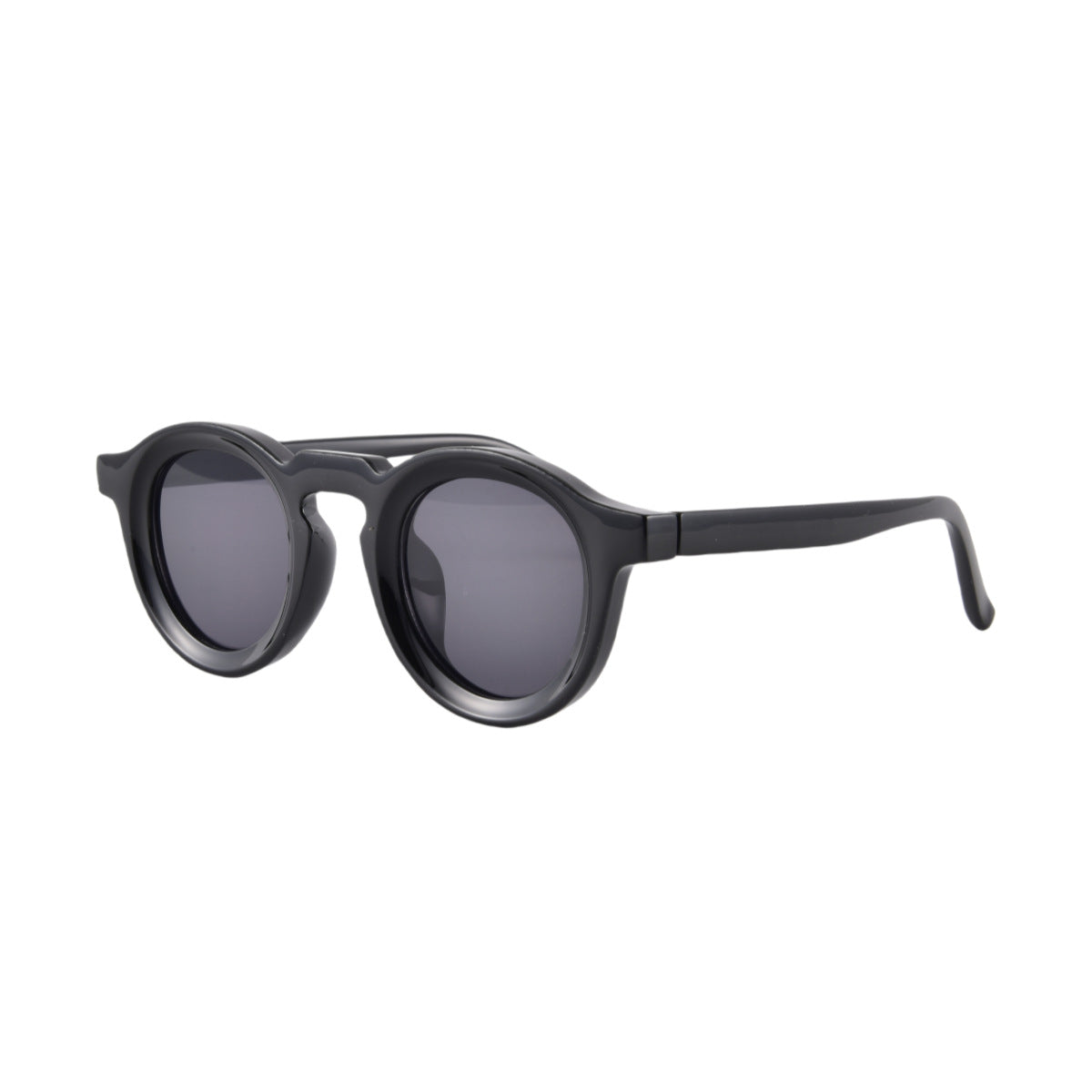 Sunshade Face Personalized Retro High-grade Round Sunglasses