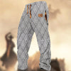 Printed Drawstring Men's Casual Pants