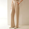 Autumn And Winter Cashmere Women's Wide-leg Pants