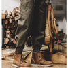 American Retro Lumberjack Ankle Banded Pants