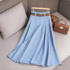 Women's Casual Pleated Skirt Can Be Printed