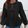Casual Loose Buckle Shirt Top For Women