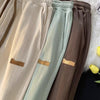 Summer Thin Ice Silk High-grade Wide-leg Pants Loose Casual