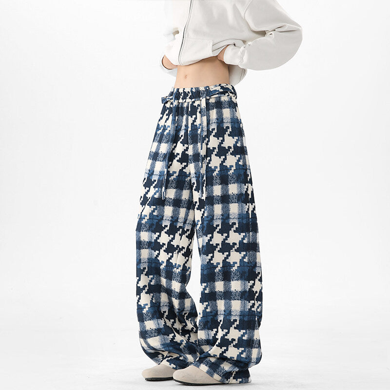 Versatile Couple Sweatpants Men's Loose Straight Trousers