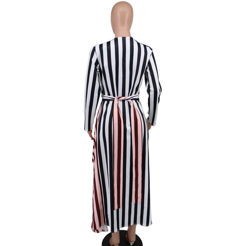 Loose Striped Dress Design Foreign Trade Casual Dress