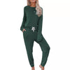 Home Long-sleeved Trousers Ladies Two-piece Set