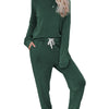Home Long-sleeved Trousers Ladies Two-piece Set