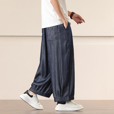 Casual Men's Retro Loose Plus Size Harem Pants