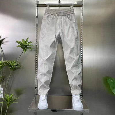 Men's Casual Elastic Harem Ankle Tight Pants