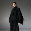 Black Paillette Classic Style Wool Shawl