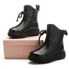 Women's Top Layer Cowhide Platform Platform Boots