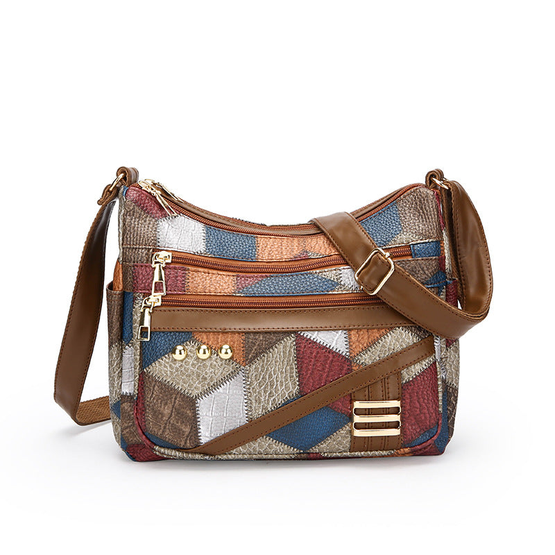 Large Capacity Double-layer Crossbody Shoulder Bag
