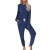 Home Long-sleeved Trousers Ladies Two-piece Set