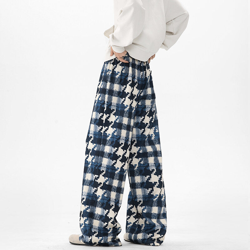 Versatile Couple Sweatpants Men's Loose Straight Trousers