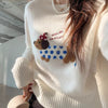 Idle Style Simple Temperament Small Flower Dog Pullover Sweater