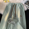 Summer Thin Ice Silk High-grade Wide-leg Pants Loose Casual