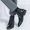 New Leather Boots Fashion Men's Business Formal Leather Shoes