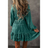 Fashion Pleating Lotus Leaf Skirt Women