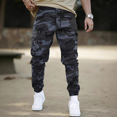 European Size American Retro Multi-pocket Camouflage Cargo Pants
