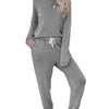 Home Long-sleeved Trousers Ladies Two-piece Set