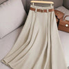 Women's Casual Pleated Skirt Can Be Printed