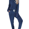 Home Long-sleeved Trousers Ladies Two-piece Set