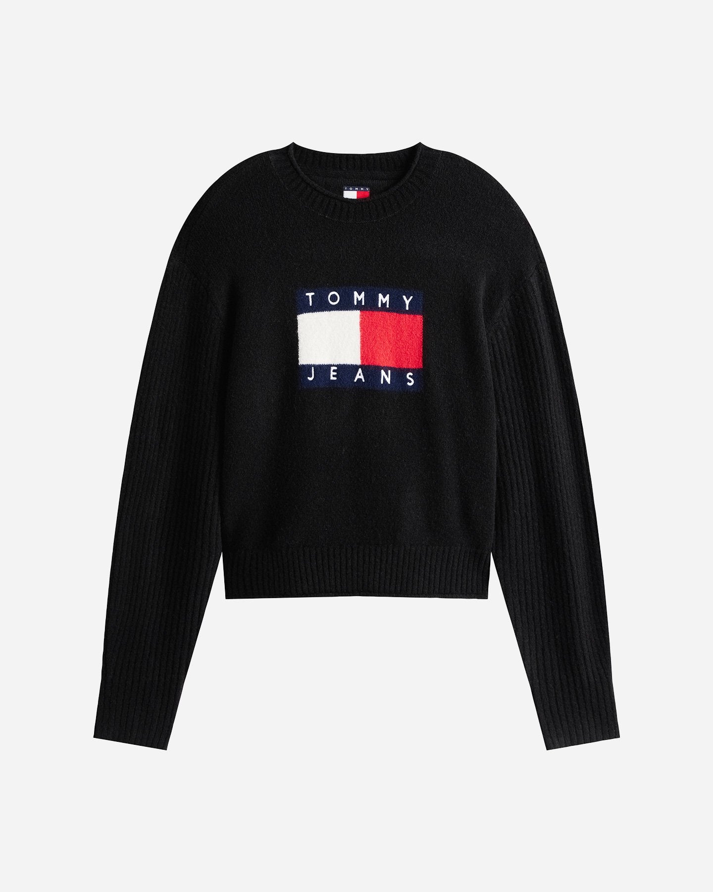 Tommy Hilfiger Big Flag W - Maglione - Donna - Nero
