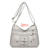 Fashion Large Space Knitted Messenger Bag Korean Simple