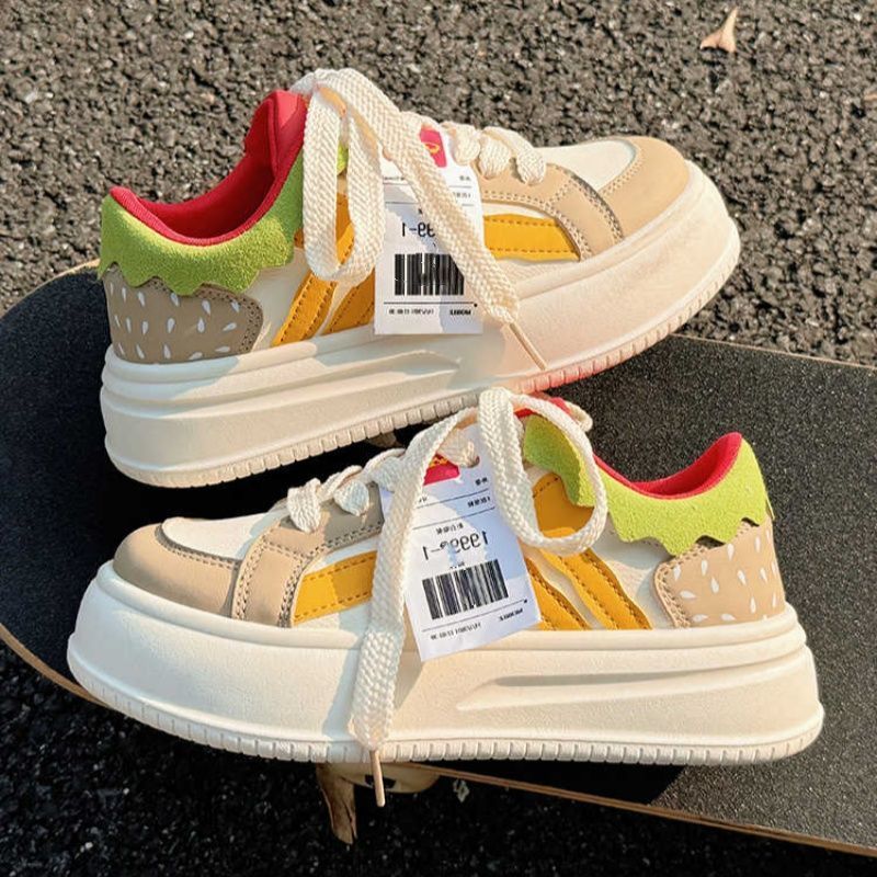 New White Big Toe Bread Shoes Sports Women's Shoes