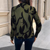 Blusa elegante stampata da donna
