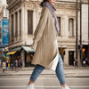 Foreign Trade Mid-length Knitted Cardigan Jacket