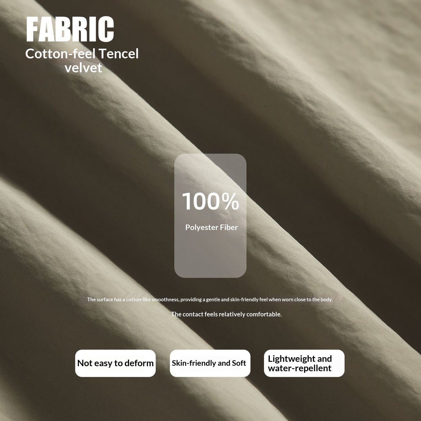 Womens Outdoor Water-Resistant Wear-Resistant Stowable Hooded Loose Casual Jacket