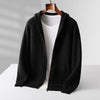 Hooded Cardigan Men's Thick Wool Jacket Loose Casual