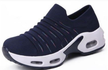 Plus Size Fly-knit Socks Shoes Women's Stretch Knitted