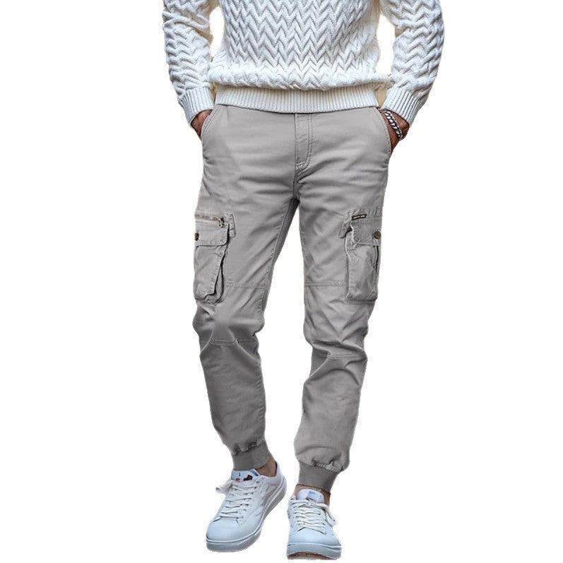 Pantaloni oversize alla moda da uomo europei e americani, tute affusolate multicolori per il tempo libero