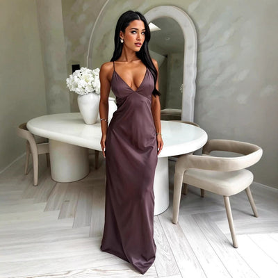 Elegant Waist-cinching Fashion Dress For Women