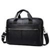 Men's First Layer Cowhide Portable Briefcase