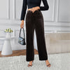 Casual Commuter Female Straight-leg Pants
