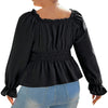 Plus Size Women's Clothes Top Waist Slimming Temperament Clavicle T-shirt