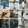 Retro Black Mid-top Round Head Ankle Boots