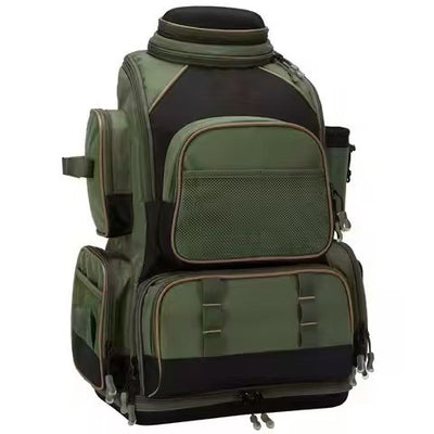 Fishing Gear Boxed Backpack Large Capacity Storage Waterproof Fishing Bag