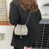 Fashion Light Diamond Shoulder Bag Western Style Chain Crossbody