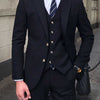 Abito da uomo tre pezzi slim fit versatile e casual