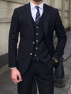 Abito da uomo tre pezzi slim fit versatile e casual