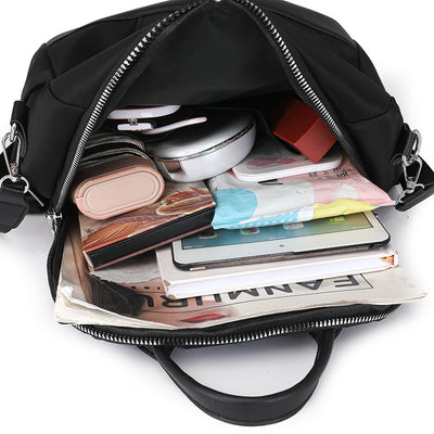 Large Capacity Simple Commute Backpack Versatile Small Schoolbag