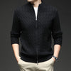 Fashion Autumn New Zipper Collar Sweater Men