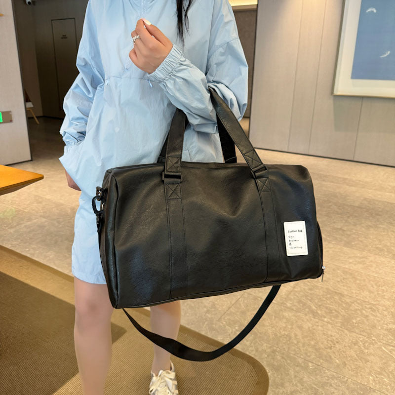 Borsa a tracolla per il fitness con separazione tra asciutto e bagnato