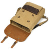 New Canvas Leather Large Capacity Backpack