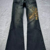 Embroidered Jeans Men's And Women's Trousers