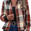Temperament Commute Women's Plaid Zipper Baseball Uniform